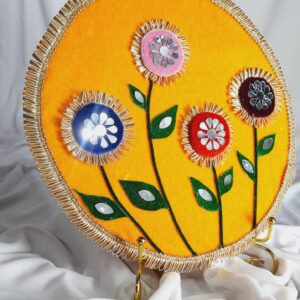this is Blooming Joy – Handcrafted Velvet Floral Art