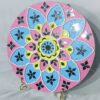 This is "Blooming Mandala Wall Plate - Handcrafted Decorative Textured Mandala Art