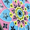 This is "Blooming Mandala Wall Plate - Handcrafted Decorative Textured Mandala Art - Image 2