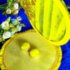 Elegant Yellow Rose Engagement Ring Platter - Image 3