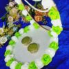 Green & White Floral Engagement Ring Platter - Image 2