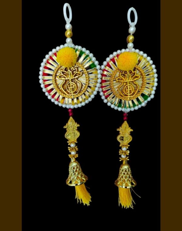 This product is likely a Chakri Shubh Labh Hanging Pair.