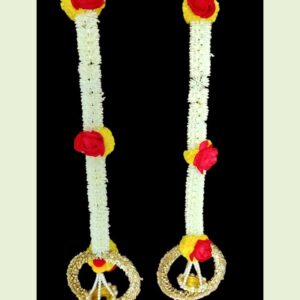 Traditional Artificial Flower Toran Hangings – Decorative Pair
