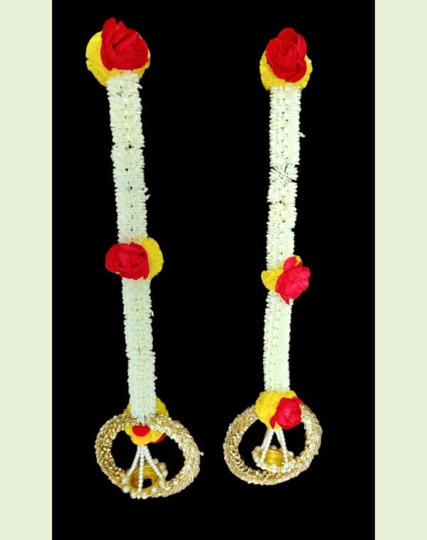 Traditional Artificial Flower Toran Hangings – Decorative Pair