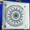 "Royal Mandala Mirror Tray – Handcrafted Decorative Serving Tray" - Image 3