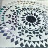 "Royal Mandala Mirror Tray – Handcrafted Decorative Serving Tray" - Image 4