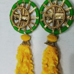 Traditional "Shubh Labh" Door Hanging Toran – Wall Décor Latkan