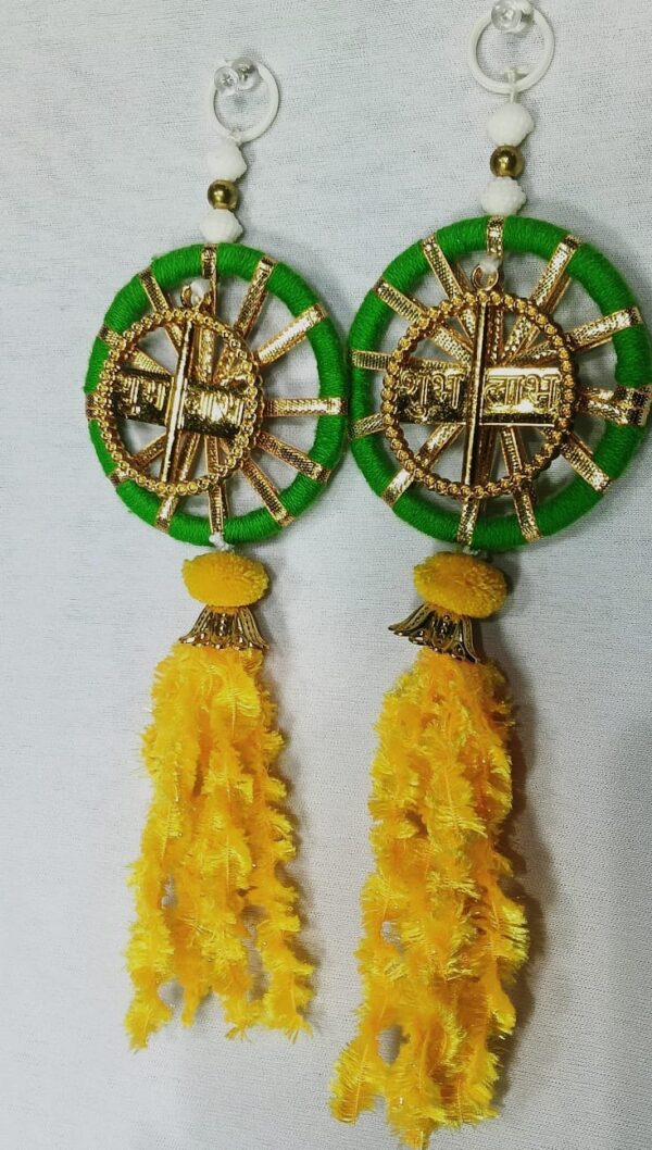 Traditional "Shubh Labh" Door Hanging Toran – Wall Décor Latkan