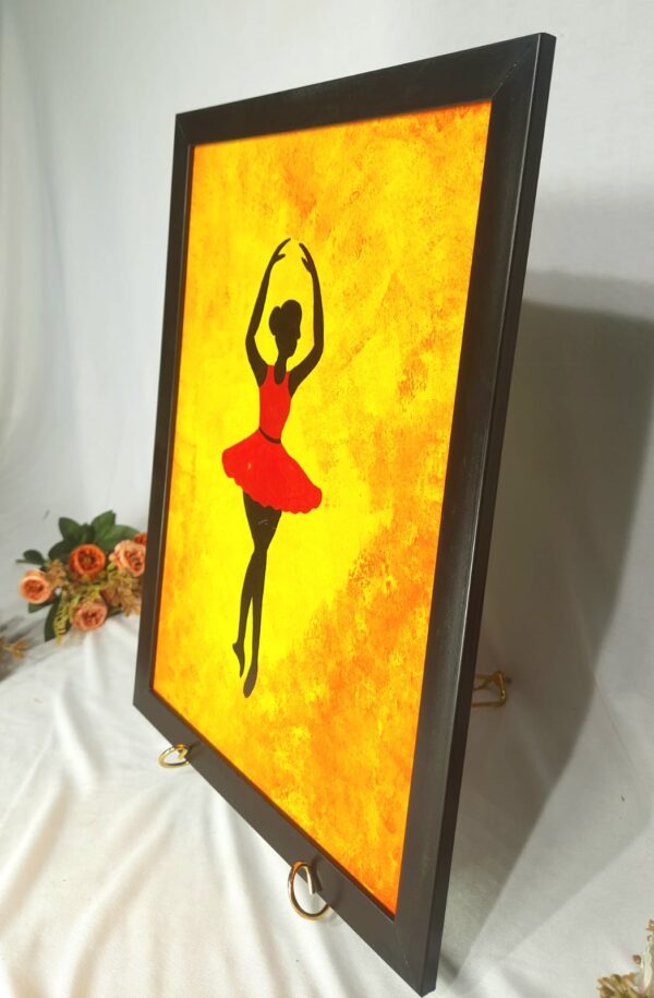 "Ballet Grace" Hand-Painted Wall Art (Framed) - Image 2
