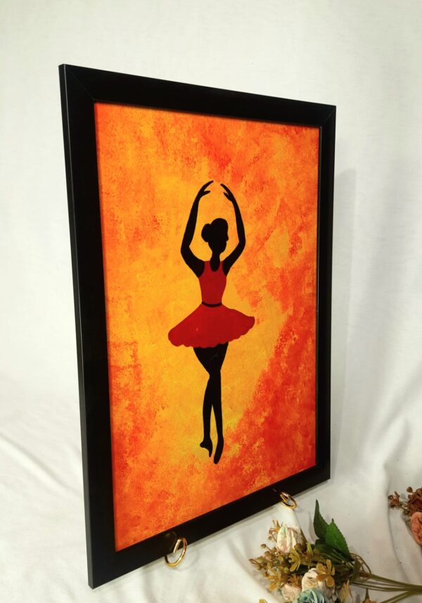 "Ballet Grace" Hand-Painted Wall Art (Framed) - Image 4