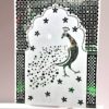 Royal Peacock Inlay Wall Panel  with mirror work - Image 4