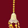 Exquisite Golden Latkan with Sunny Yellow Tassels | Decorative Hanging Bell - Image 2