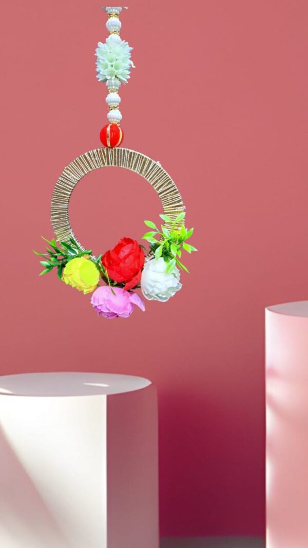 Floral Ring Hanging Decor - Image 4