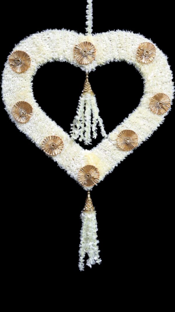 Pink Heart Shaped Decorative Latkan | Wedding & Festive Hanging Ornament - Image 4