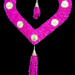 Pink Heart Shaped Decorative Latkan | Wedding & Festive Hanging Ornament