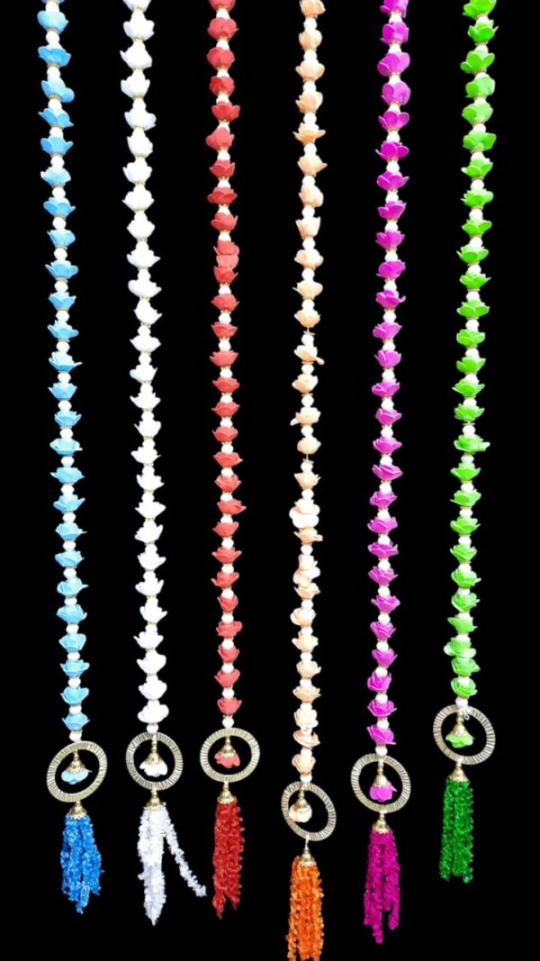 Multi-Color Floral & Tassel Door/Wall Hangings (Toran/Latkan) - Image 2