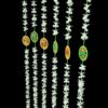 Mehendi-Haldi Ceremony Artificial Floral Bell Hangings (Set of6)