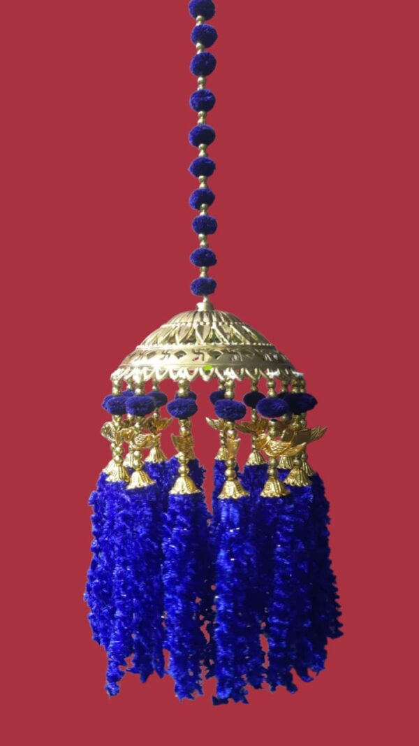 Green Floral Dome Latkan Hanging - Image 4