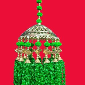 Green Floral Dome Latkan Hanging