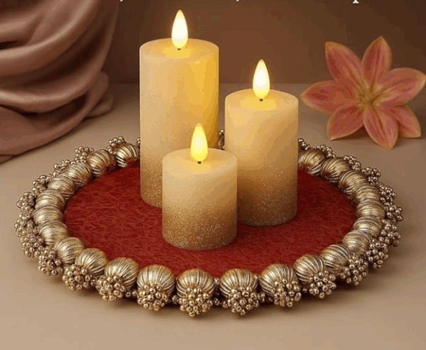 Shagun Thali ( Elegant Raksha Bandhan Decorative Thali) - Image 2
