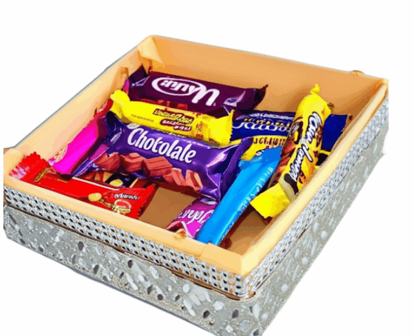 Shagun Gift Tray with Net Cover - Image 7