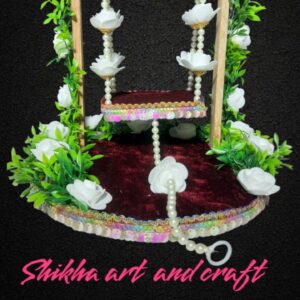 White Blossom Double-Tier Kanha Jhoola