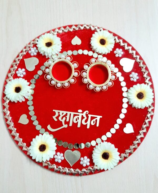 Designer Raksha Bandhan Thali, - Image 3