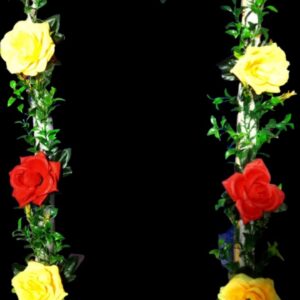 "Kanha Jhoola Choki" background for a pooja ghar: