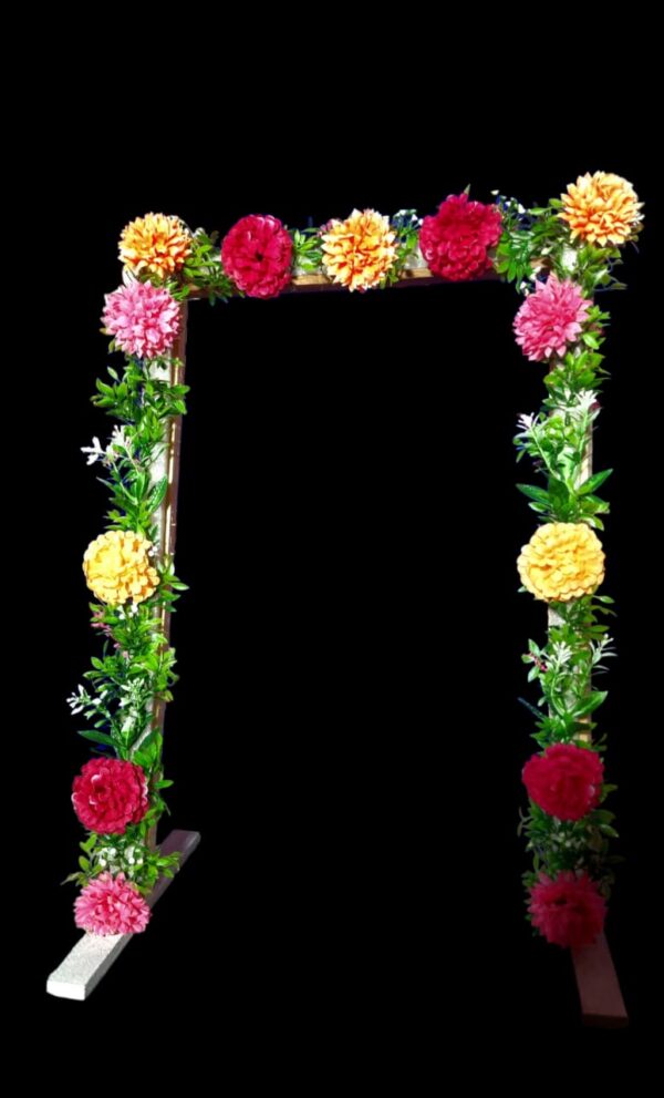 "Kanha Jhoola Choki" background for a pooja ghar: - Image 7