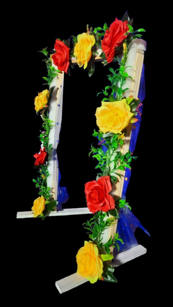 "Kanha Jhoola Choki" background for a pooja ghar: - Image 3