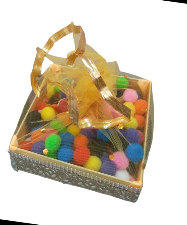 Shagun Gift Tray with Net Cover - Image 5