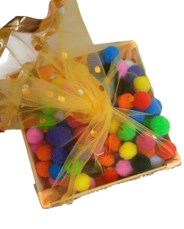 Shagun Gift Tray with Net Cover - Image 2