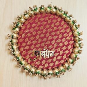Shagun Thali ( Elegant Raksha Bandhan Decorative Thali)