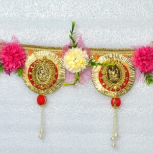 Handmade Toran for Main Door | Red Entrance Decorative Door Hanging | Traditional Bandharwal | Festivals, Housewarming, Wedding Decoration | Toran for Main Door,