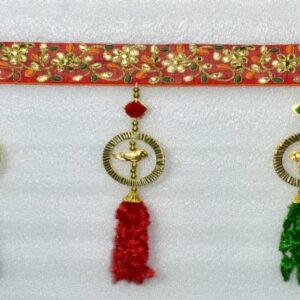 andhanwar Handmade Banderwar Wall Hanging Door Hanging for Diwali/Bandarwal/Toran for Door, Traditional Toran for Door,