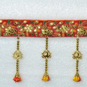 Latkan & Beads Wall Bandhanwar for Home Decoration for Main Door Entrance Pooja Room Décor Diwali Décor Toran