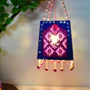 Artistic Fabric Lamp – Perfect for Diwali Decor