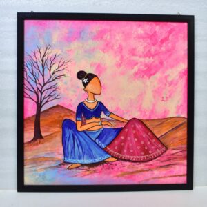 Transform Your Walls with Stunning Wall Paintings from Shikha Art Craft (Size 24 x 24 inch)