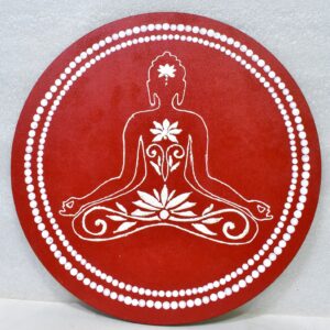 Vastu Art – Meditative Silhouette with Floral Harmony