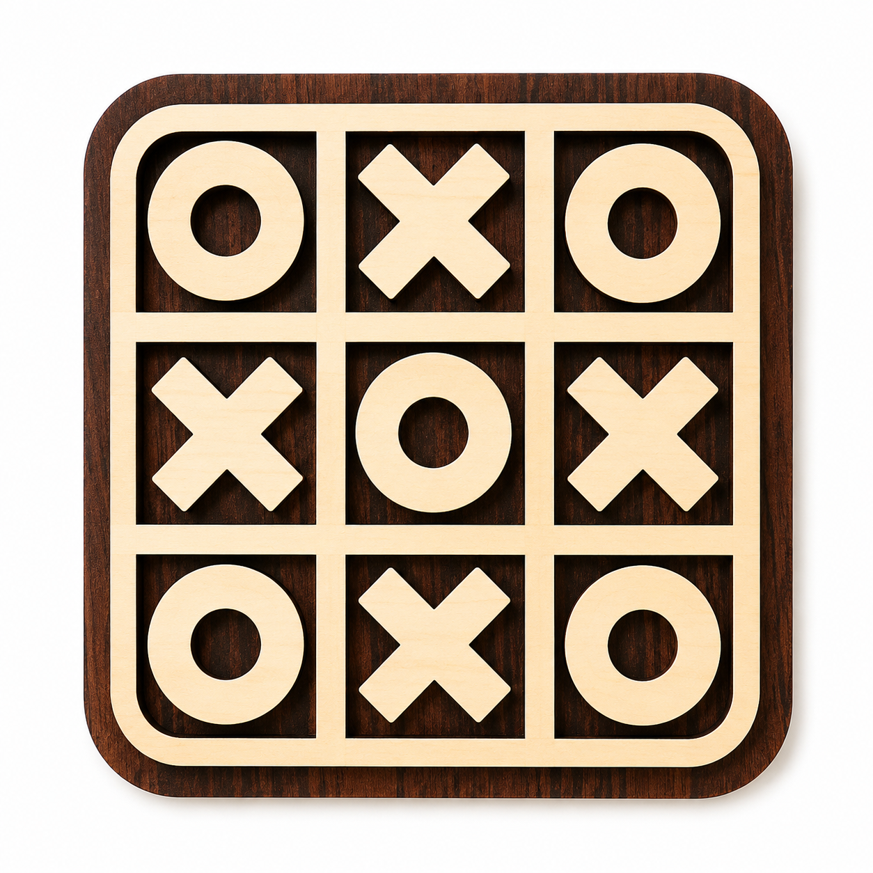 Wooden Tic Tac Toe Game – Fun, Stylish & Perfect for Every Home!