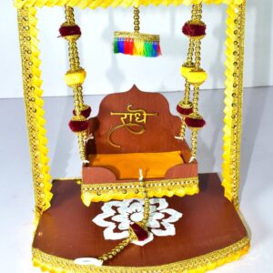Beautiful Handmade Radha Krishna Jhula – Festive Home Décor