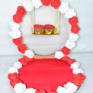 Elegant Rose Ring Tray with Swing – A Perfect Decorative Gift for Every Occasion