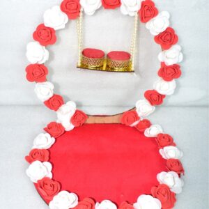 Luxury Floral Ring Ceremony Stand – Make Your Engagement Truly Special!