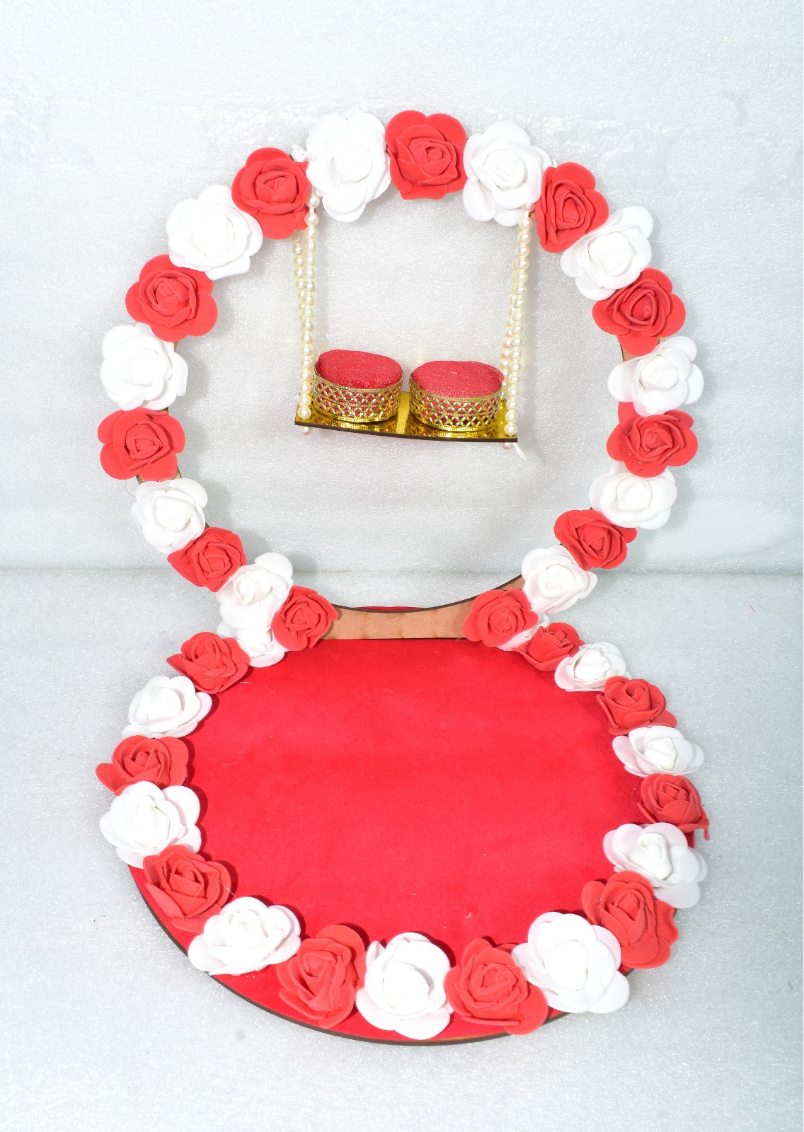 Luxury Floral Ring Ceremony Stand – Make Your Engagement Truly Special!