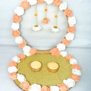 Elegant Floral Ring Ceremony Stand – Celebrate Your Forever in Style!
