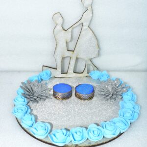 Royal Blue Proposal Ring Platter – A Perfect Symbol of Forever Love