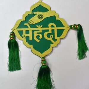 Premium Mehndi Hanging Décor | Handmade Wedding Wall Decoration Pair