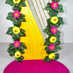 Beautiful Ganesh Chowki Decoration | Divine & Elegant Setup !! Lord Ganesha is not included.