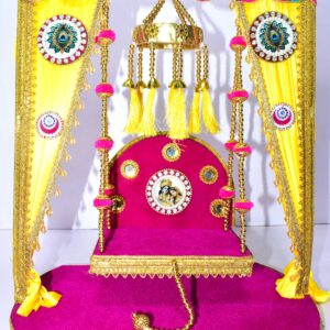 Premium Radha Krishna Jhula – Beautiful Handmade Swing for Laddu Gopal